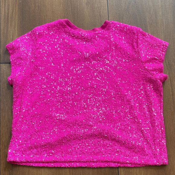 Generation Love Fuchsia Sequin Tee - Picture 8 of 13